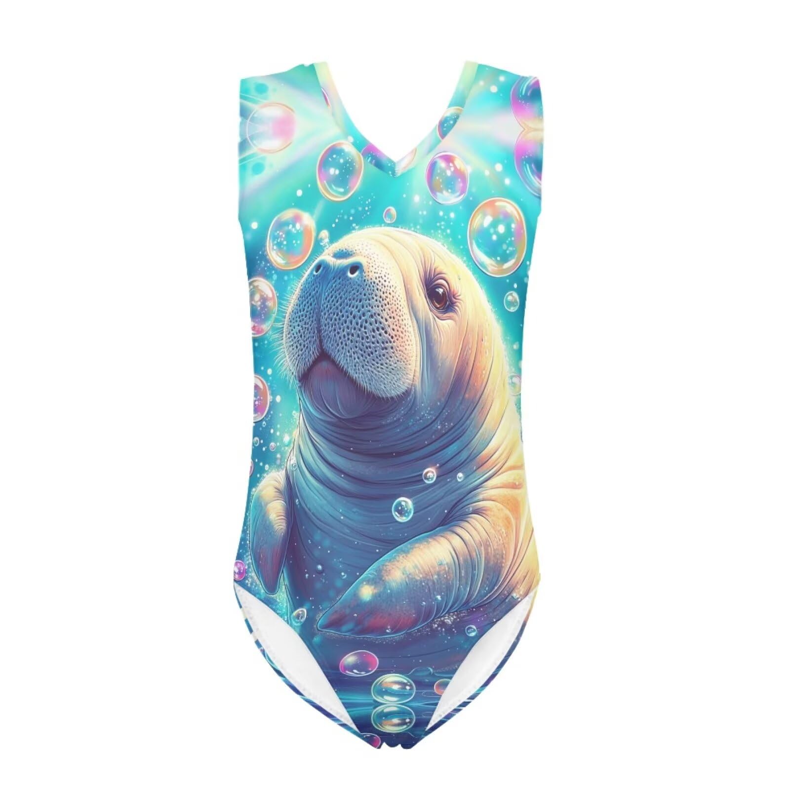 Xpyiqun Bathing Suits for Girls 3-14 Kids Summer One Piece Swimwear Beach Sport Sleeveless Swimsuits Athletic