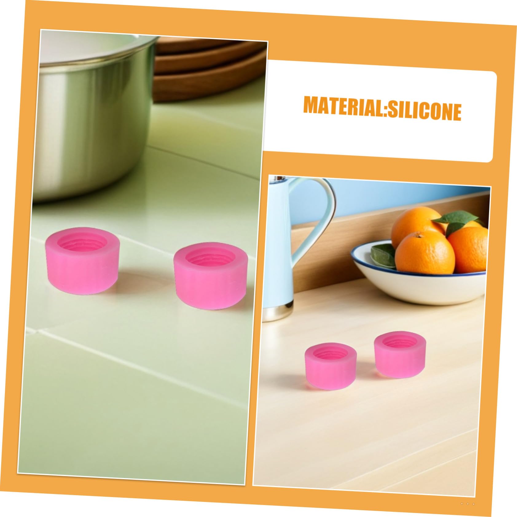 Stampo Macaron 3d in Silicone Alimentare, 10 Pezzi Rosa | Rilascio Facile, Forma Artistica, Uso Multiplo, per Cera, Decorazione e Feste Natalizie