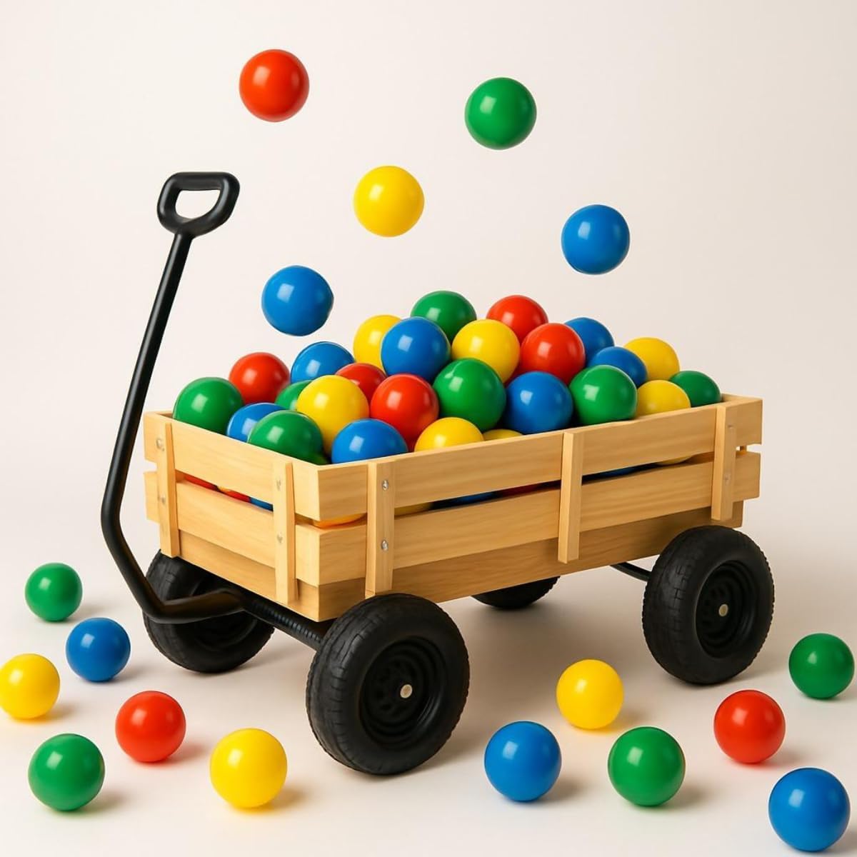 Beplace Kids - 25 Bolinhas Coloridas para Piscina e barraca, Não Amassa, BPA free