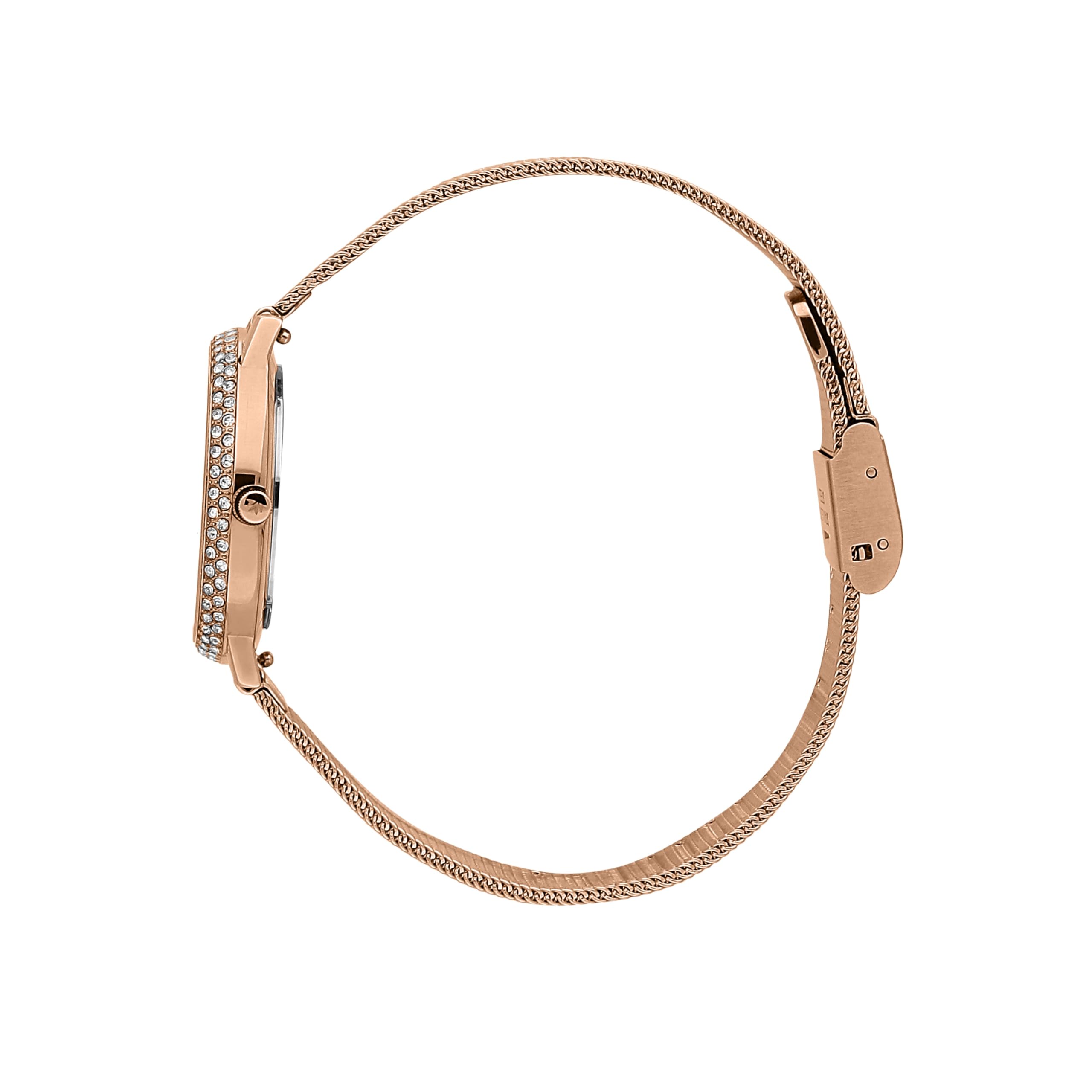 Morellato 1930 Montre Femme Seule Heure | Laiton, Acier, Boîtier 3,32 cm x 3,1 cm, PVD Or Rose