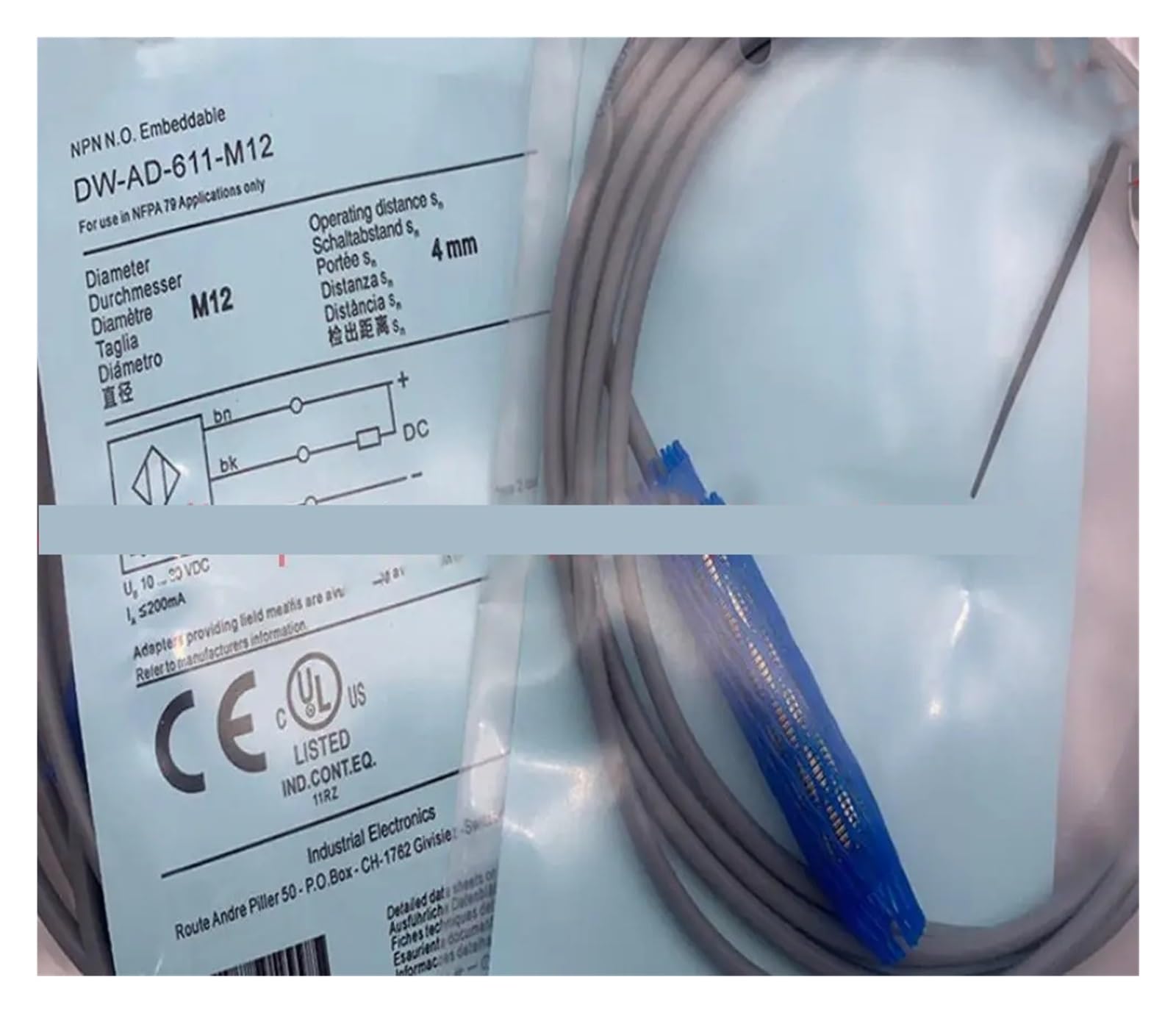 XGINGWRPJ 3pcs inductive sensor DW-AD-611-M18-245