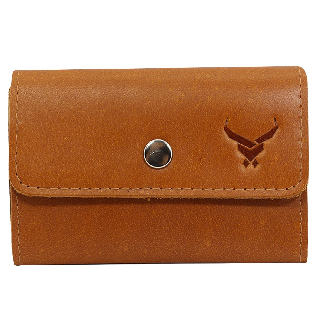 redhorns Genuine Leather Card Holder Money Wallet Slim Credit Debit Coin Purse for Men & Women (RD380F_Tan)-picture-38