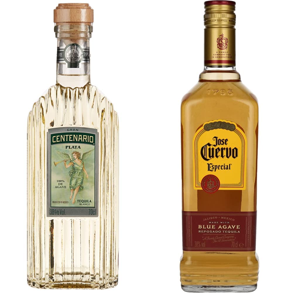 Buy Gran Centenario Plata 100 Agave Silver Tequila 70 cl & Jose Cuervo Especial Reposado