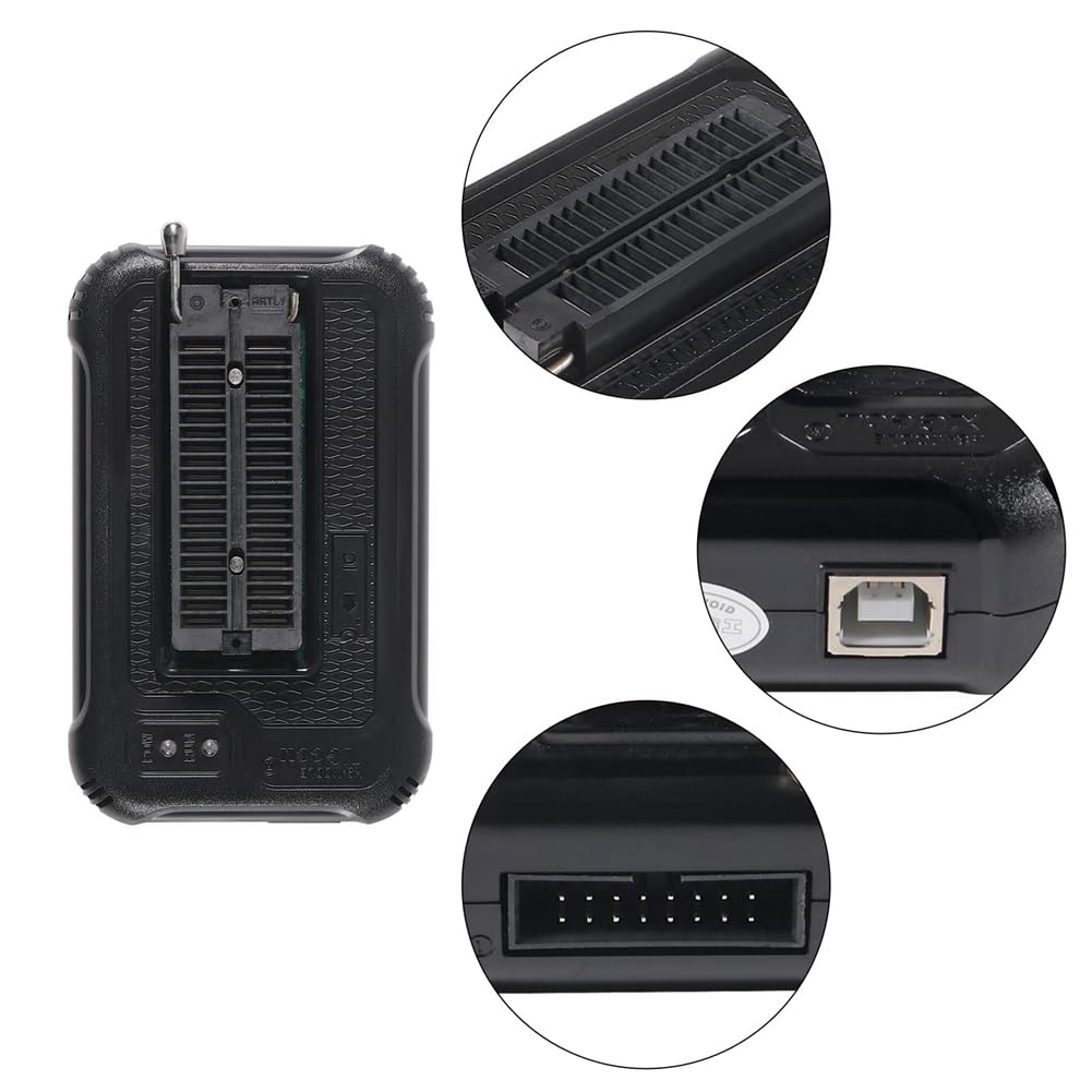 Programmateur T48 TL866-3G + Câble ISP Prenant en Charge Plus de 31 000 Circuits Intégrés pour SPI/Nor/NAND Flash/EMMC BGA153/162/169/100/221 TSOP/SOP/PLCC