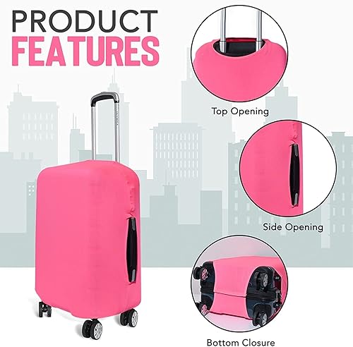 Miniatura 5 de Funda de equipaje de viaje I Protector de maleta aprobado por la TSA I Fundas de equipaje para maleta I Funda de maleta Bolsa I Protector de