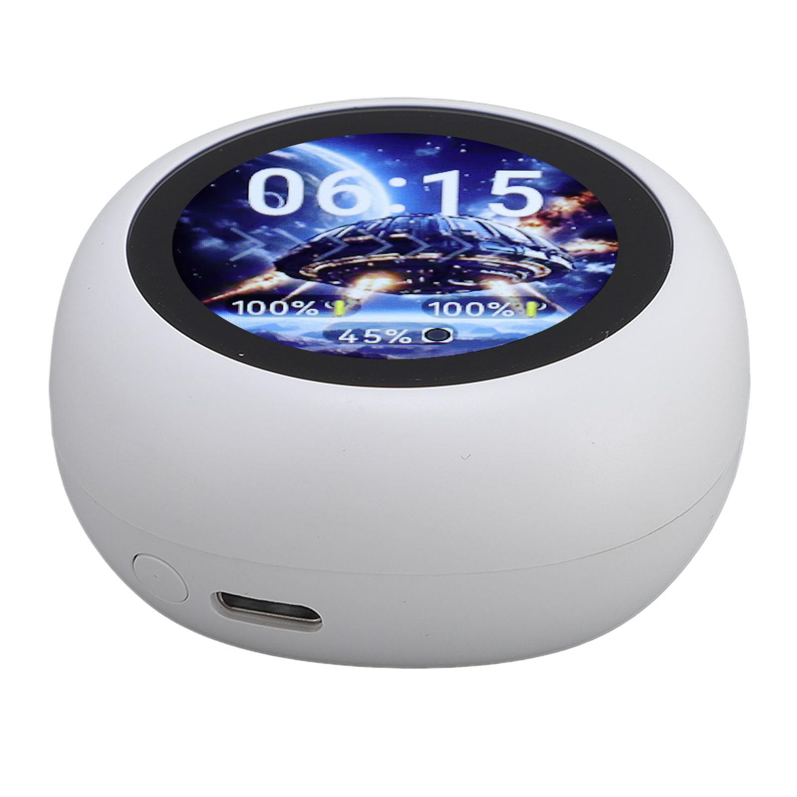 Generic Auricolari per Traduttore Linguistico Wireless con Bluetooth 5.4, Auricolari di Traduzione Multifunzionali per i Viaggiatori (WHITE)