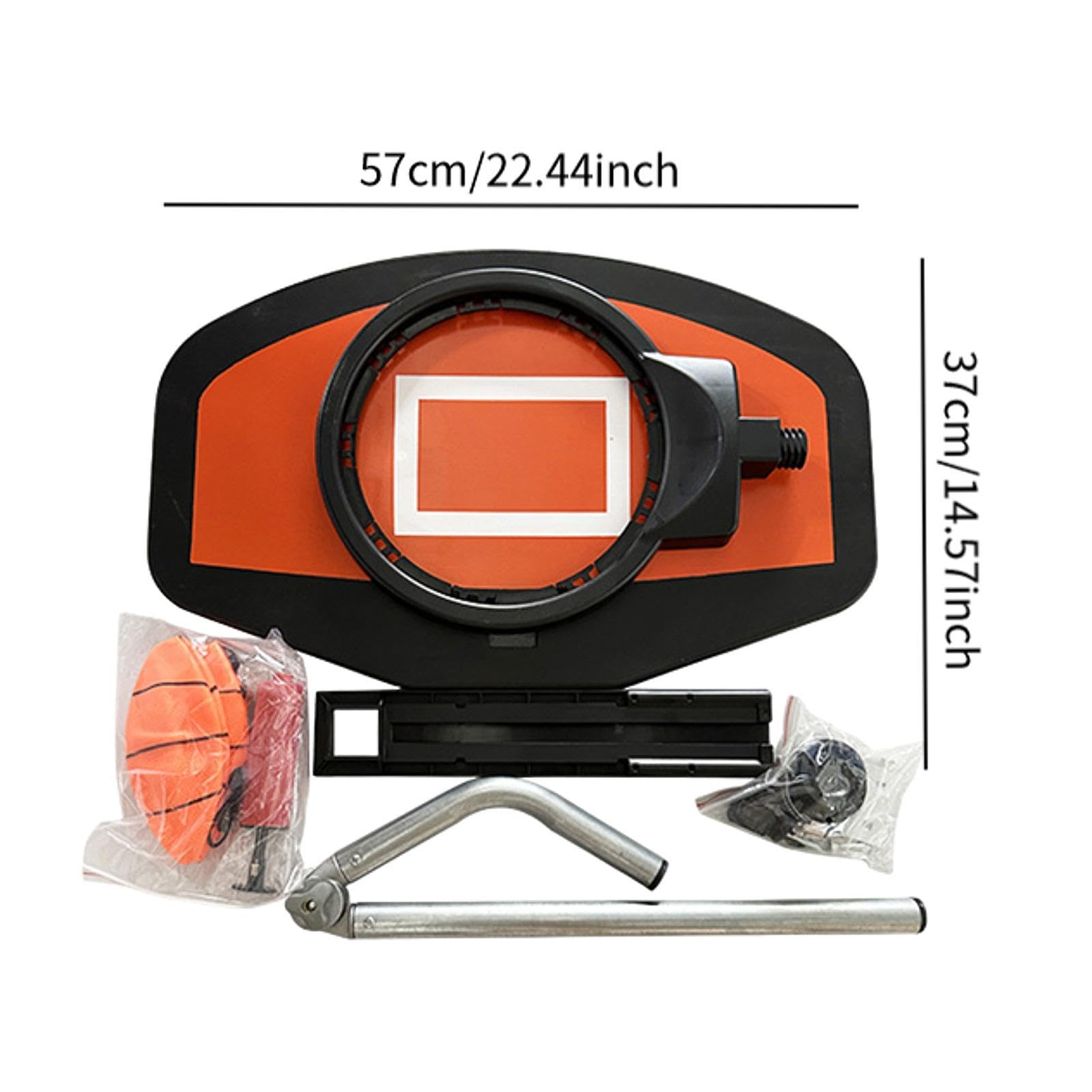 Canestro da Basket per Trampolino, Mini Canestro per Trampolino, Supporto Universale, Accessorio Impermeabile E Morbido, Adatto Ai Bambini per Attivit