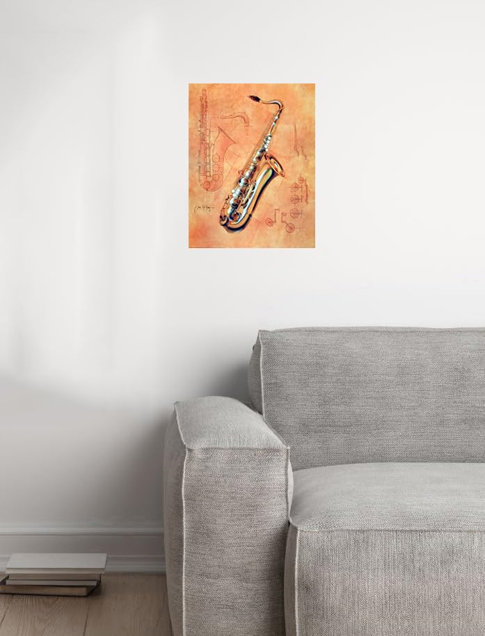 Amazon.com: Impact Posters Gallery Music Instrument Wall Decor