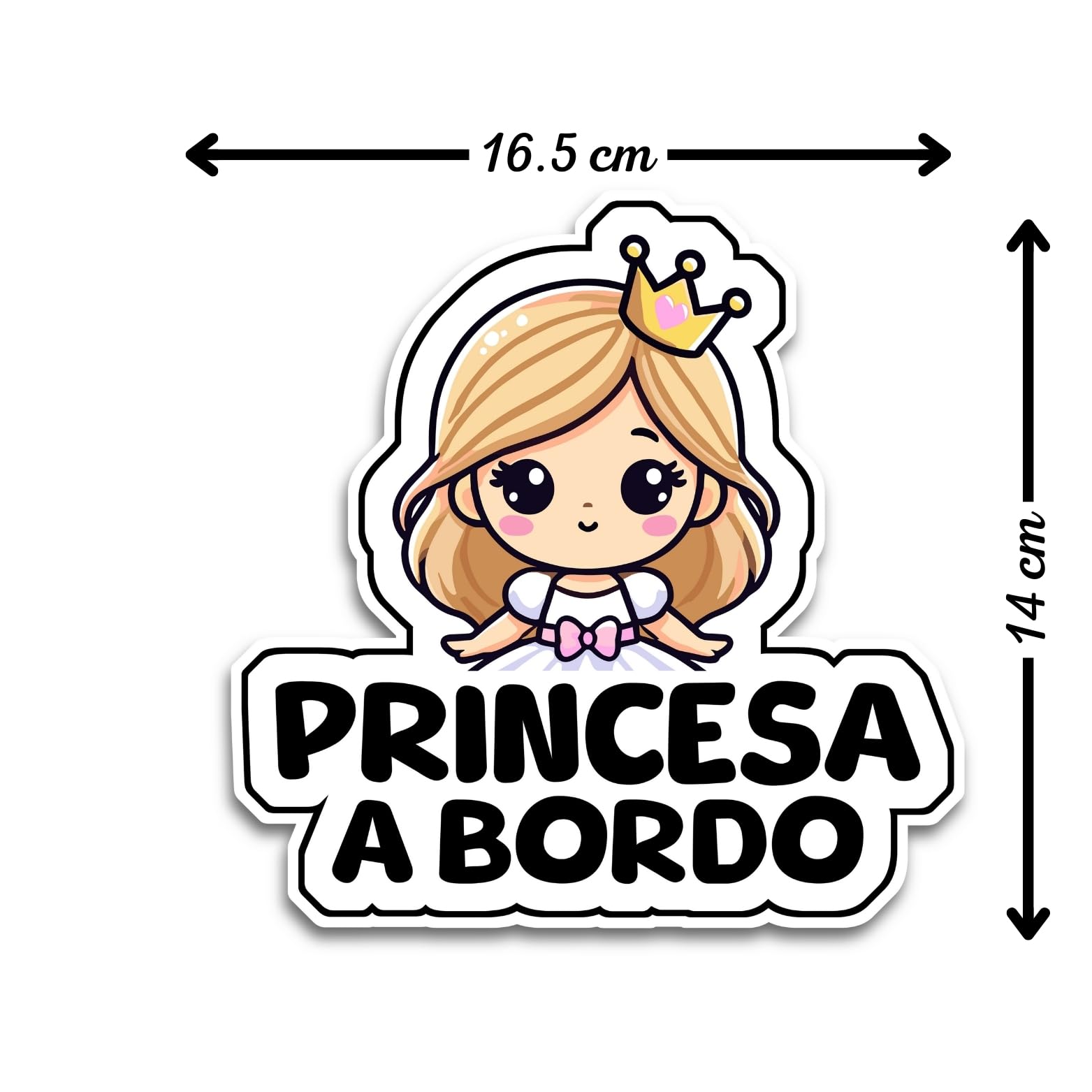 Bebe A Bordo Princesa A Bordo (Letrero Del Coche)·Archivo 3MF Para  Impresión 3D·Cults Booster Seat, image size:1563x1563