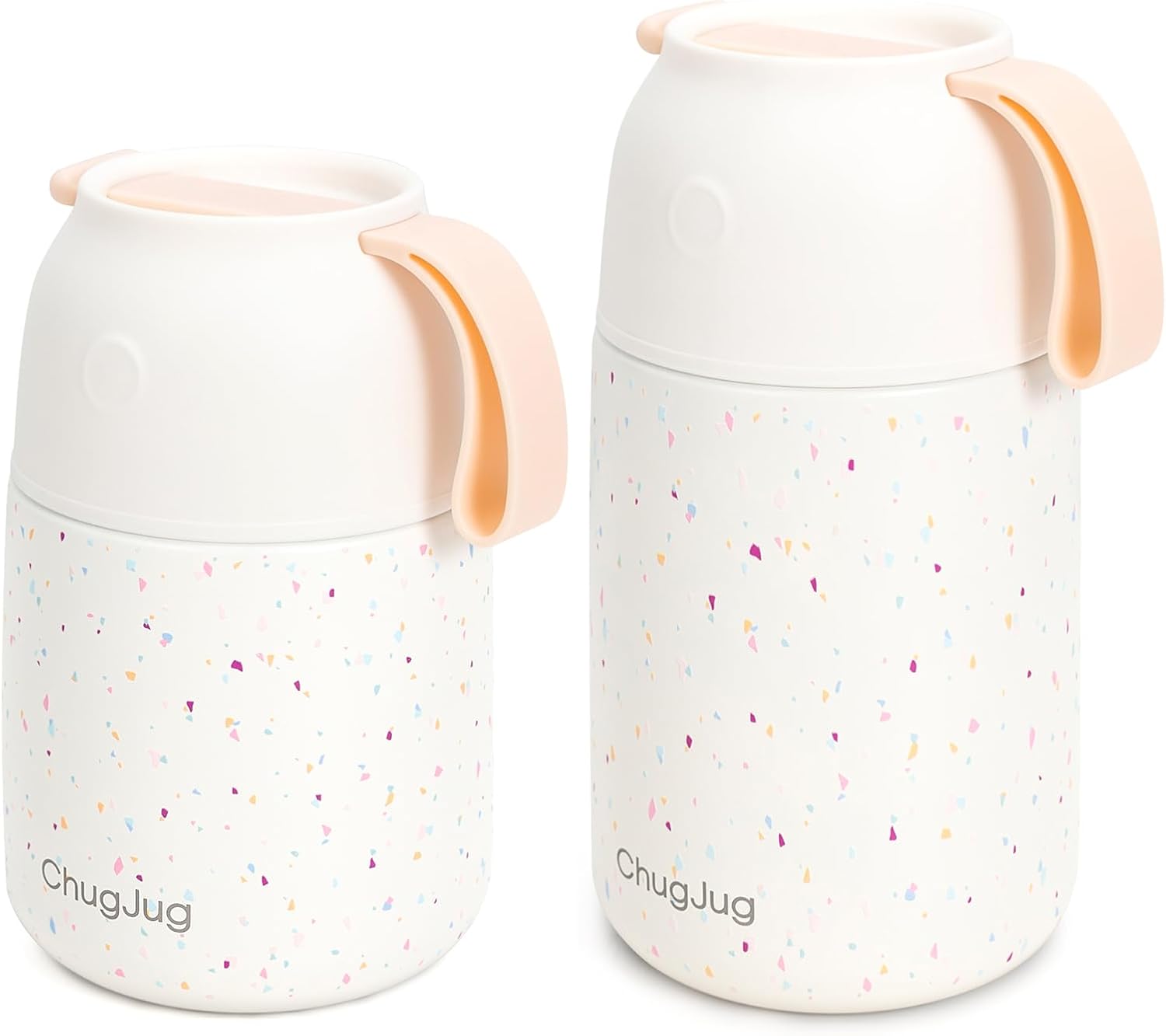 2 Pack Soup Thermo for Hot & Cold Food for Kids Adults (White)