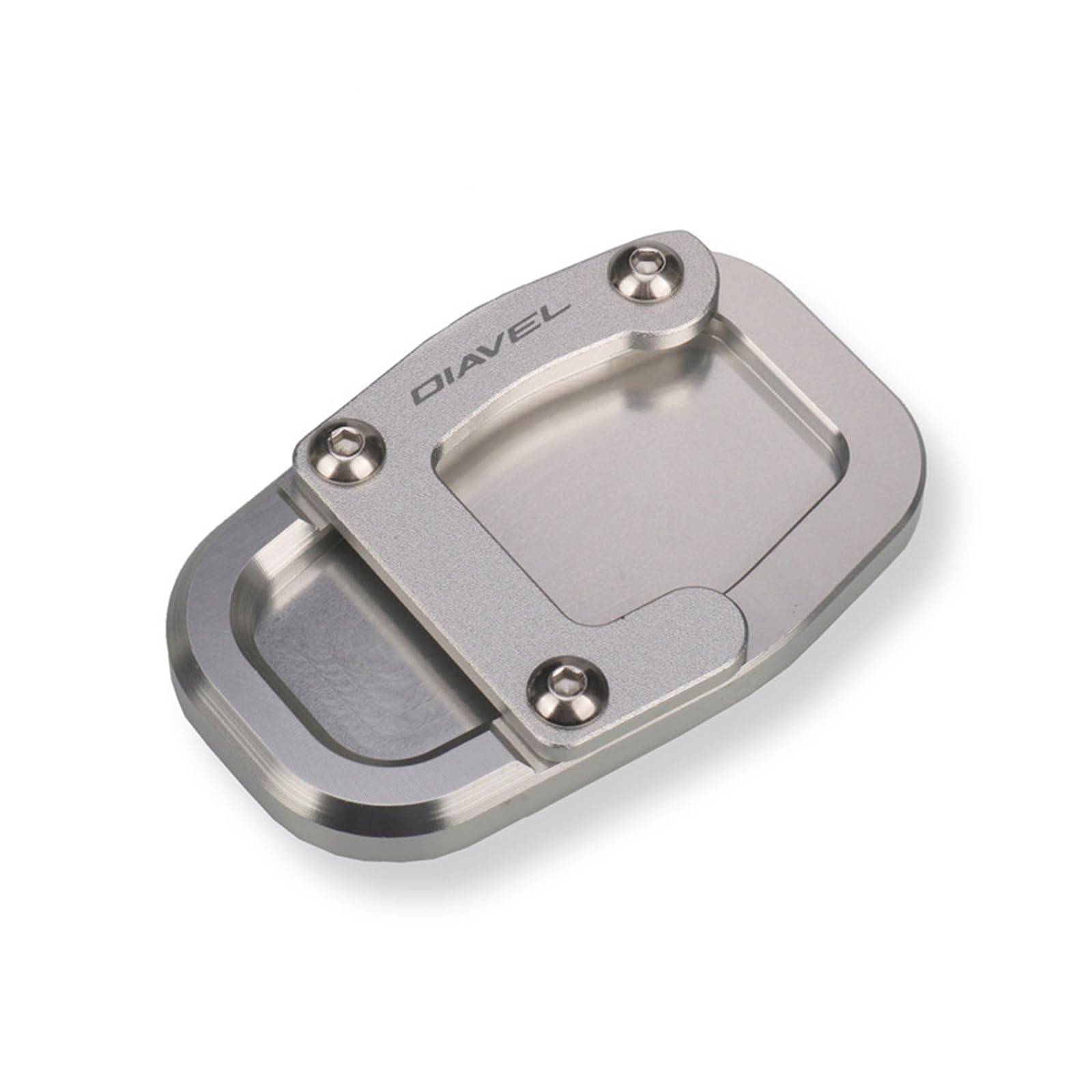 Plaque support béquille Ducati Diavel 1260 idéal pour stationner sur herbe et goudron