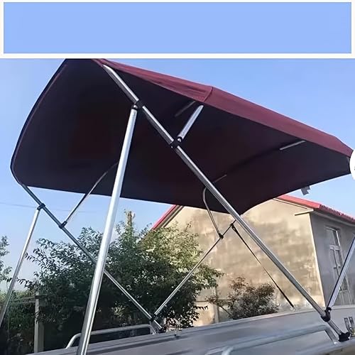 Miniatura 2 de 4 unids barco bimini accesorios tapa tapa ojo extremo nylon negro par 78 pulgadas barco bimini top