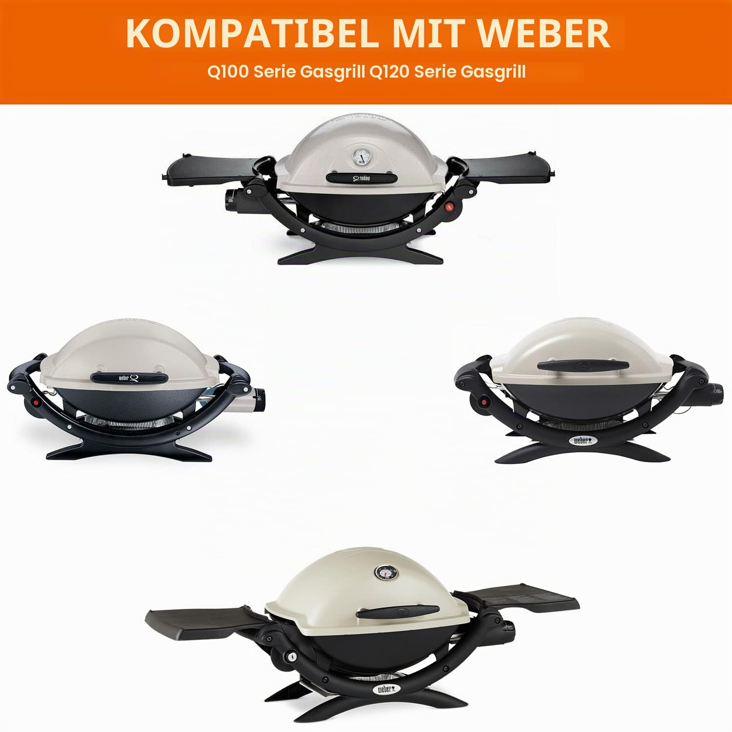 Ventilregler für Weber Q100 Q120 Serie 386001 386002 516002 516501 Gasgrills Ersatzteile für Weber 80477 Ventilregler Montage