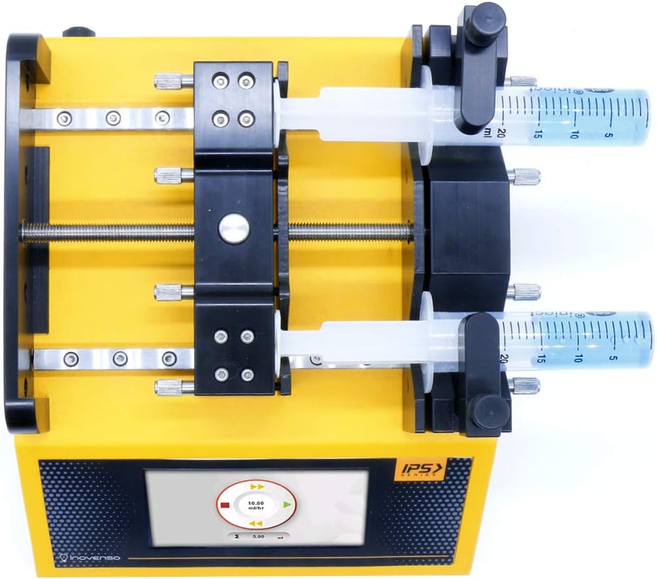 IPS Series Non-Medical Intelligent Syringe Pump, IPS-13RS Syringe Pump, Infuse & Withdrawal, Double Interdependent Channel with 5 Operation Modes and 5 Recipes for Veterinary & Laboratory