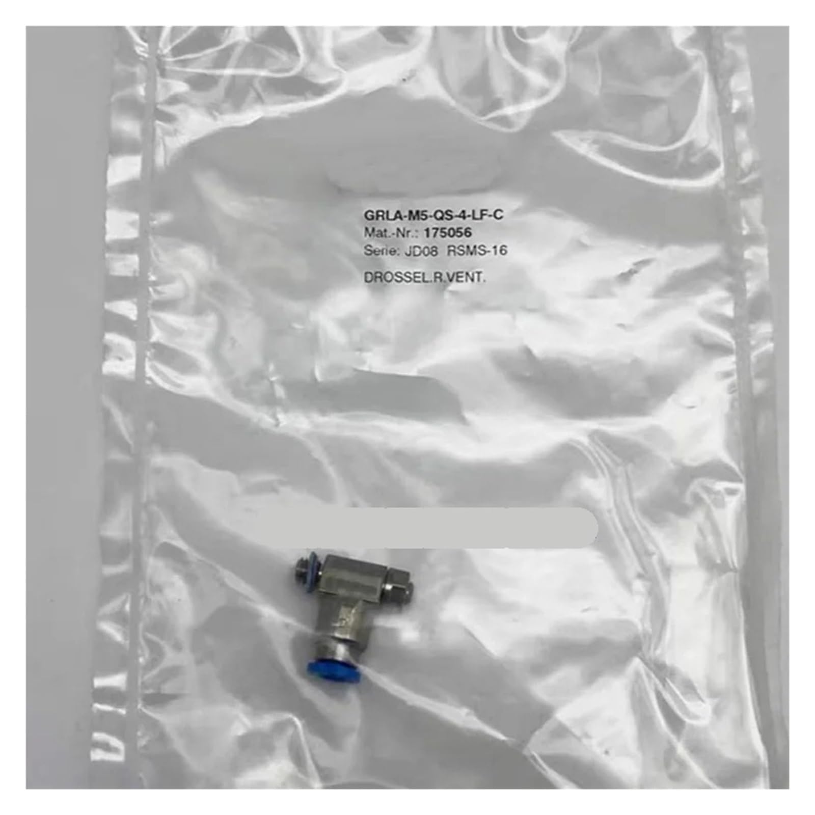 TPKMVGAP 1pcs GRLA-M5-QS-4-LF-C 175056 Threaded One-way Throttle Valve