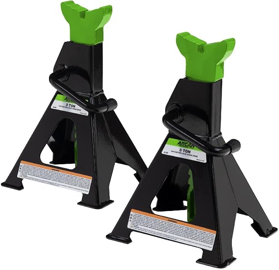 ARCAN 3-Ton Ratcheting Jack Stands, Pair, Model ALJS3