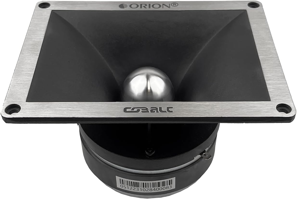 ORION Cobalt Series CTW880H 6.3” x 4.7” Super Bullet Tweeter | Aluminum Diaphragm, 1.75” Voice Coil, 130W RMS, 520W Max, Built-in Crossover - Pro Car Audio Sound System Tweeter (Single)