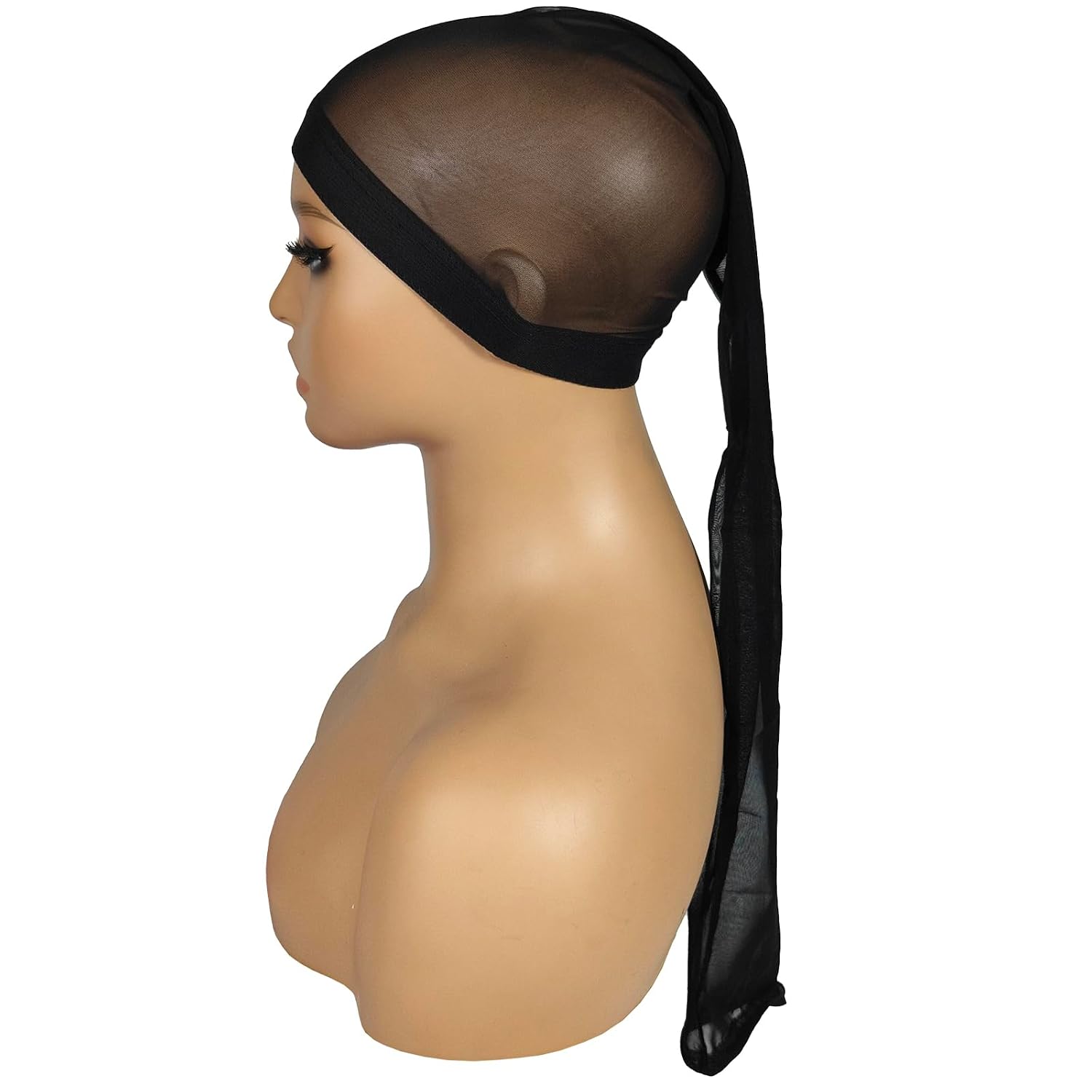 Labhairs Hairweave Sleeve for Locs, Lightweight & Breathable Drawstring Cap for Braids, Dreadlocks, Wig Styling & Protective Hair Care (Black)