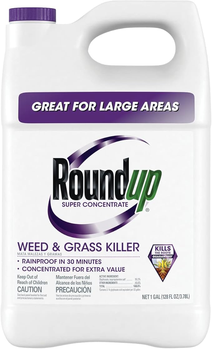 Roundup Super Concentrate Weed & Grass Killer, 1 gal