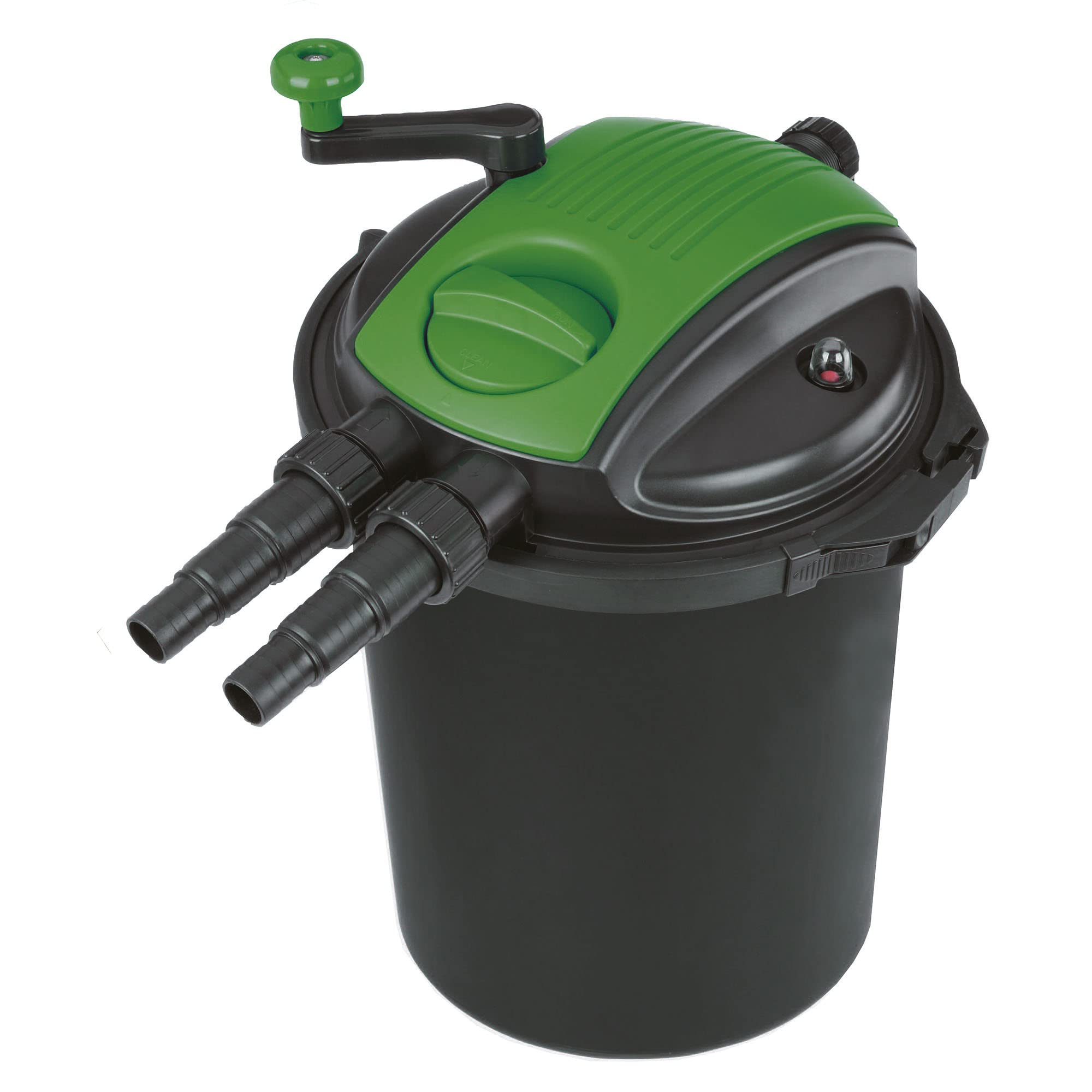 PondHero Turn2Clean Pond Filter (15000 Ltr Pond 18W UVC), Black