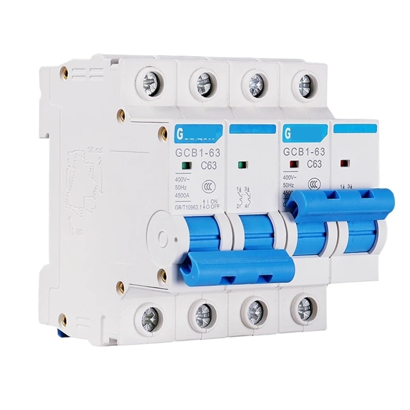 1P 2P Dual Power Ręczny wyłącznik transferowy, MCB 50HZ/60HZ 400~6A 10A 16A 20A 25A 32A 40A 50A 63A | Przełącznik transferowy (2,100A)