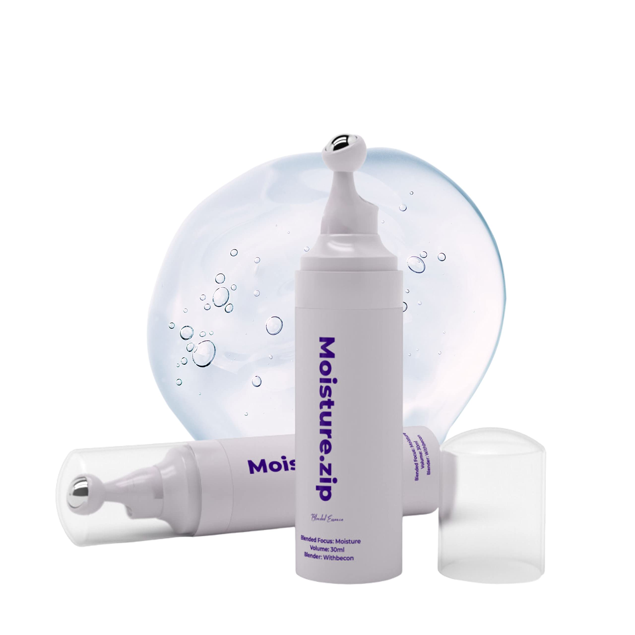 WithBecon Moisture.zip Hair Serum Ampoule - Alleviate Hair Loss Symptoms, Moisturizing Hair Growth Serum (1.01 fl oz)