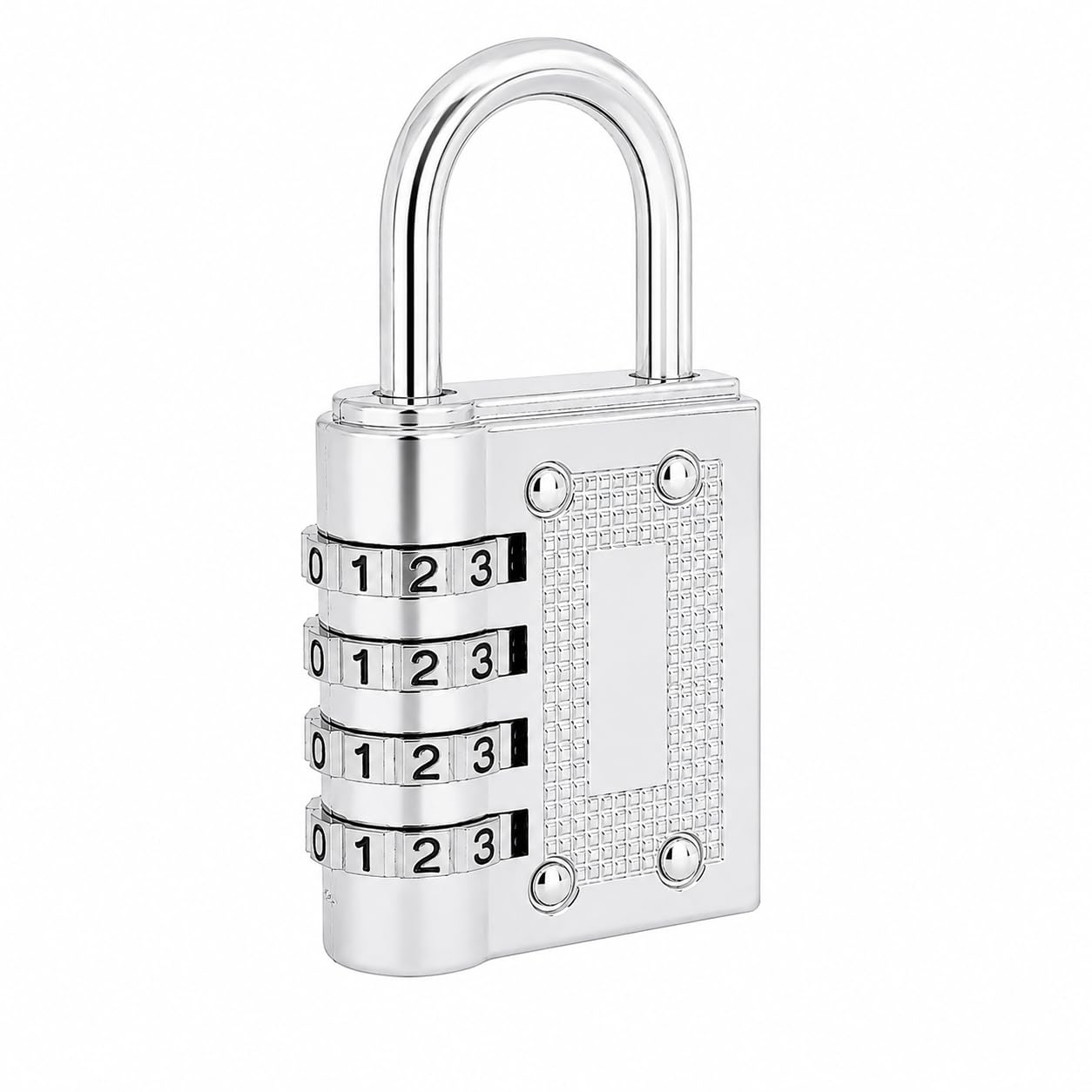 Luggage Password Lock – 4 Digit Combination Padlock – Resettable Number Code Lock with Metal Alloy Body – Security Lock for Suitcase, Travel Luggage, Hand Bag, Backpack, Locker-image-8