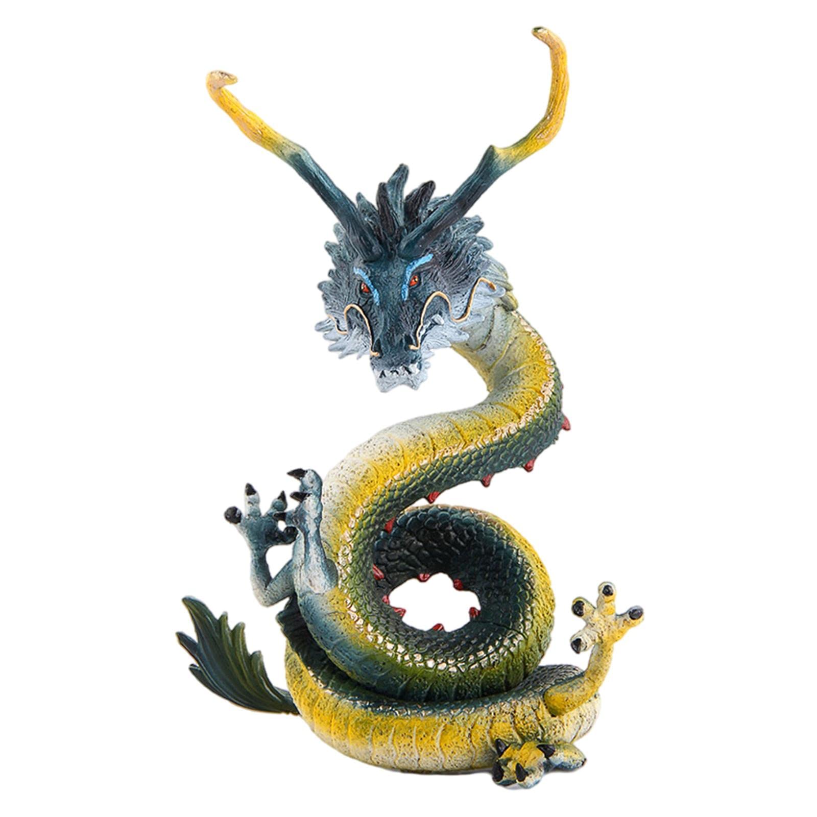 TRENDYNEST® Realistic Chinese Dragon Figurines Collection for Home