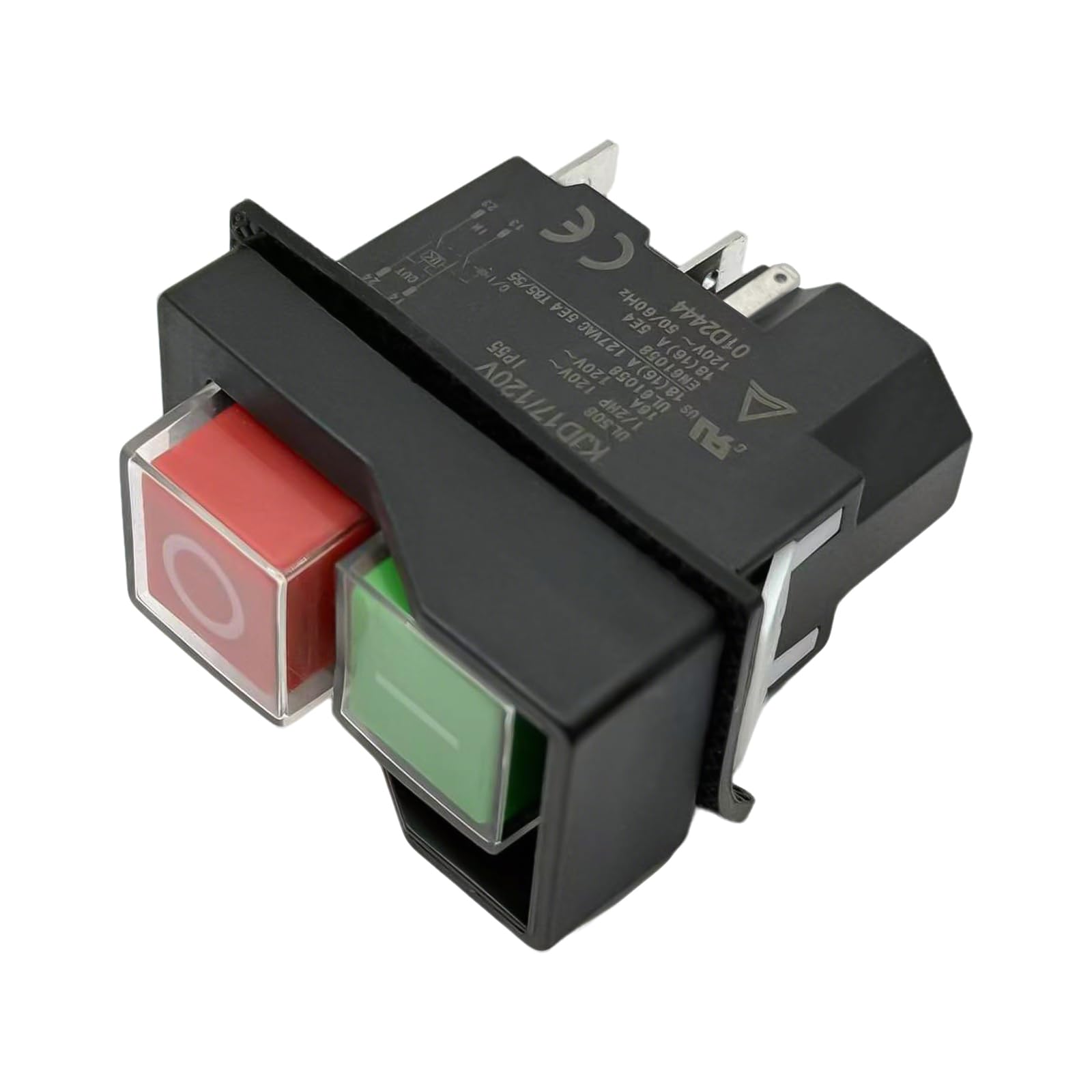Pulsanti Elettromagnetici Impermeabili KEDU KJD17 250VAC 16A (4 O 5 Pin) - Nuovi