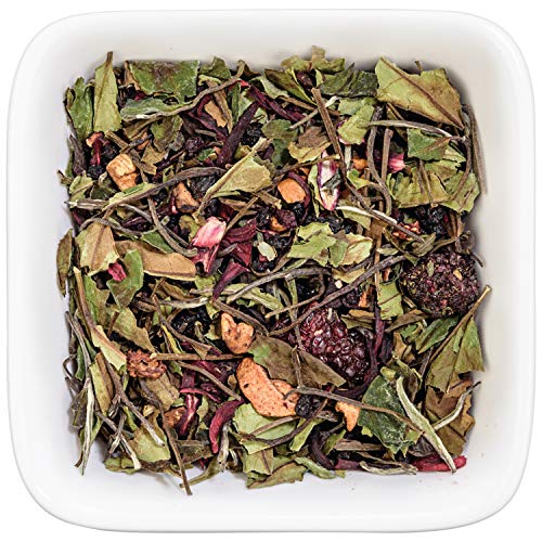 Tealyra - White Garden Bouquet - Fruity White Loose Leaf Tea Blend - Hibiscus - Strawberry - Raspberry - Antioxidants And Vitamines Rich - All Natural Ingredients - 110G (4-Ounce) #TOP3