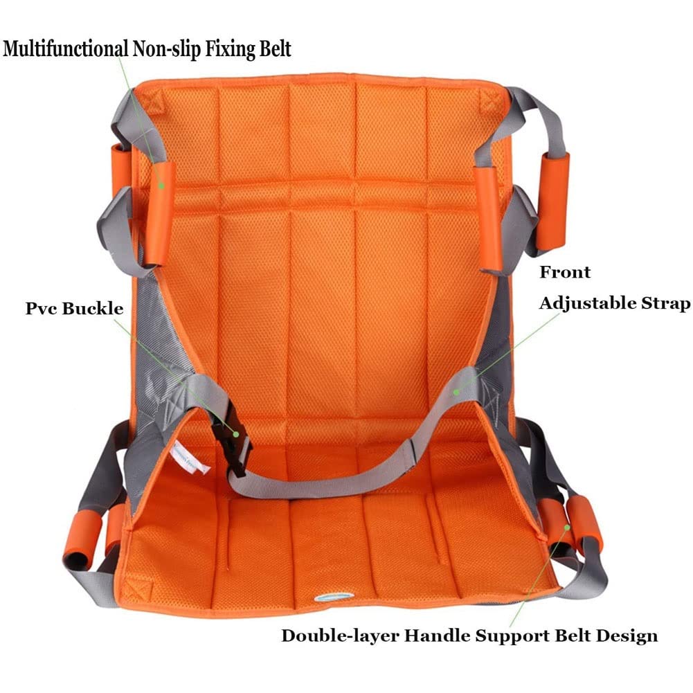 Cinturón de Transferencia, Eslinga de Elevación de Pacientes Almohadilla de Asiento de Transferencia Movilidad Cinturón de Transporte de Silla de Ruedas de Emergencia