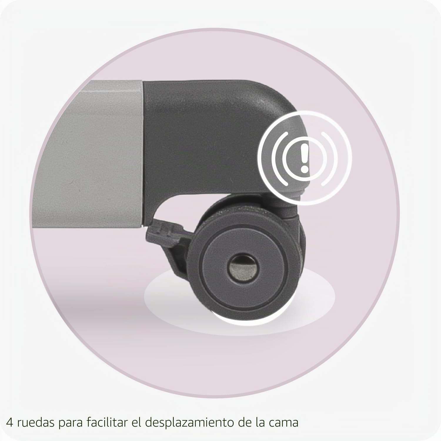 Momi REVO Cuna Multifuncional Ajustable en 6 Posiciones de Altura de 72 a 82 cm, con Ruedas, colchón Incluido, Correas de fijación, mosquitera y Barra de Juguetes