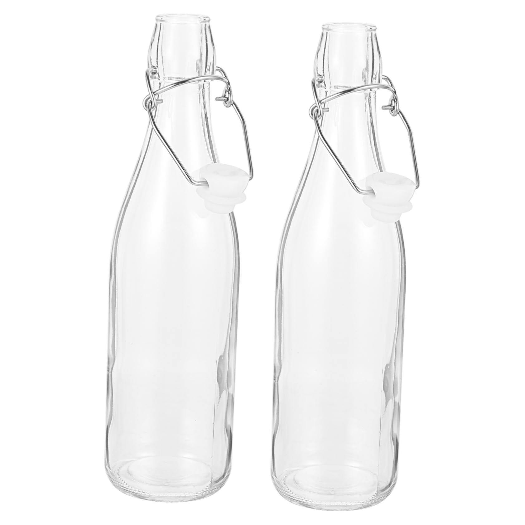 Mikinona 2piezas Botellas De Vidrio Para y Salsa De Soja De Botellas De Bebidas Claras y Reutilizables Para Cocina y Hogar