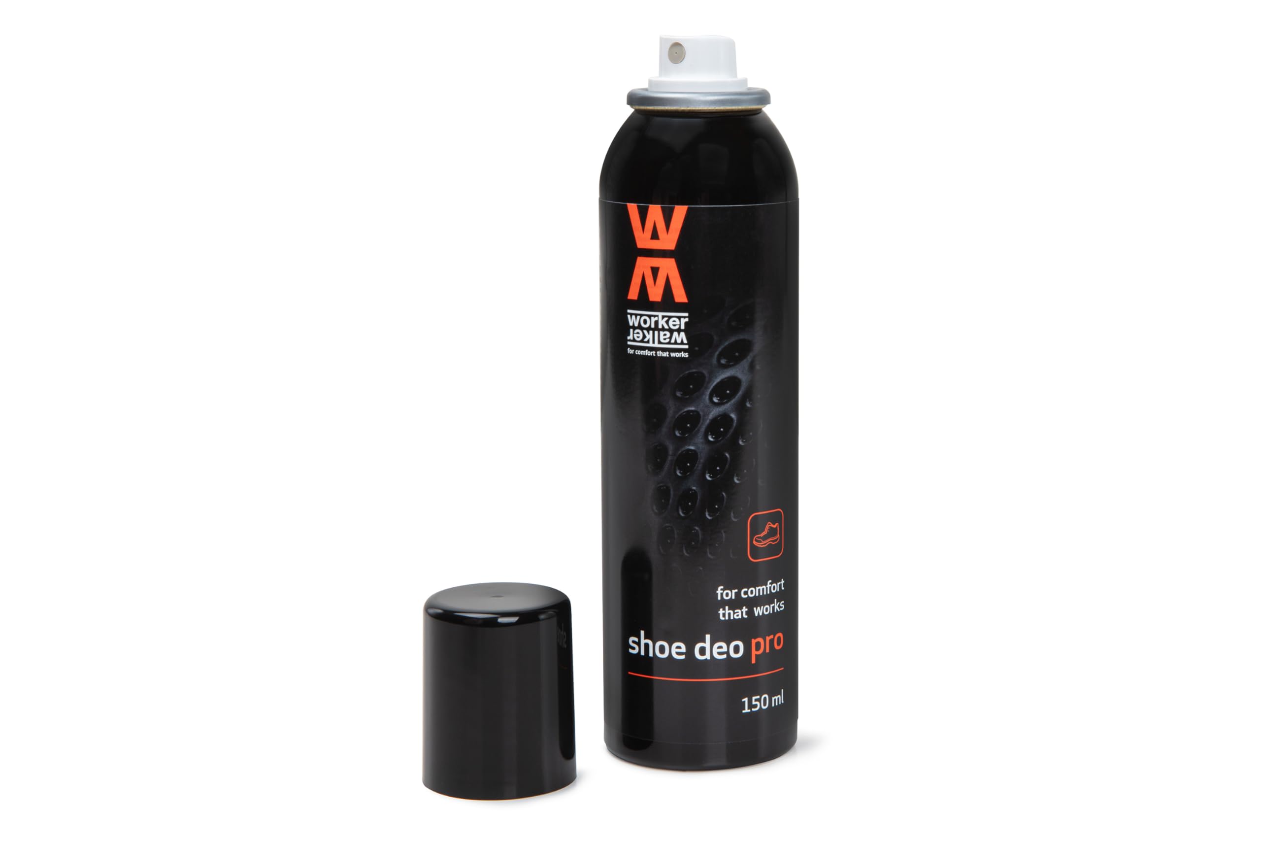 Spray désodorisant pour chaussures de travail, de loisirs et de sport avec nanoparticules d'argent | Spray pour les pieds pour éliminer les odeurs | Spray anti-odeurs | 3x150 ml | Worker Walker