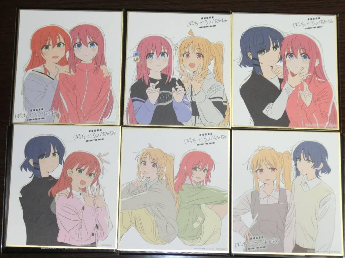劇場総集編 ぼっち・ざ・ろっく！ ぼっちざろっく Re:Re: 特典 ミニ色紙！ 劇場版 ぼっち・ざ・ろっく! 劇場総集編 入場者特典 ミニ色紙