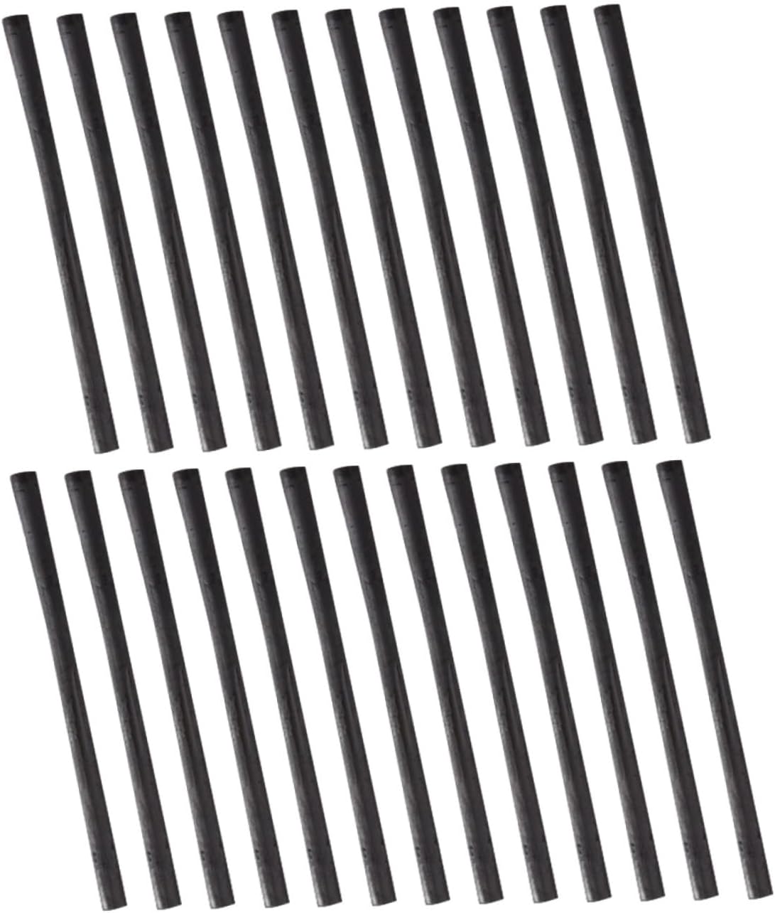 TIDTALEO 25pcs Willow Charcoal Sticks Sketching Drawing Bars for Artists and Beginners, 7-9mm Natural Wood Drawing Tools for Fine Art and Sketch Painting