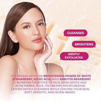 Korea Kojic Arbutin Skin Lightening Soap - 120g x 3
