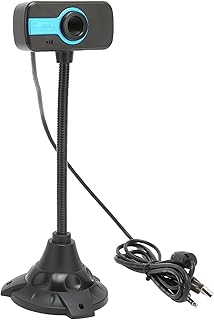 External Camera For Laptop Document Camera For Teachers,Web Cam Manual Focusing High Definition Quality CMOS Sensor 640x480DPI USB Webcam with Microphone Live Broadcast Office