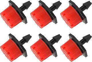 Emissor de Irrigação Ajustável 1 4In Sprinkler 4 Gotejamento Irrigador Sprinkler Irrigação de Jardim 100Pcs 360 Graus para Irrigação de Jardinagem Válvula de Sprinkler Sistemas