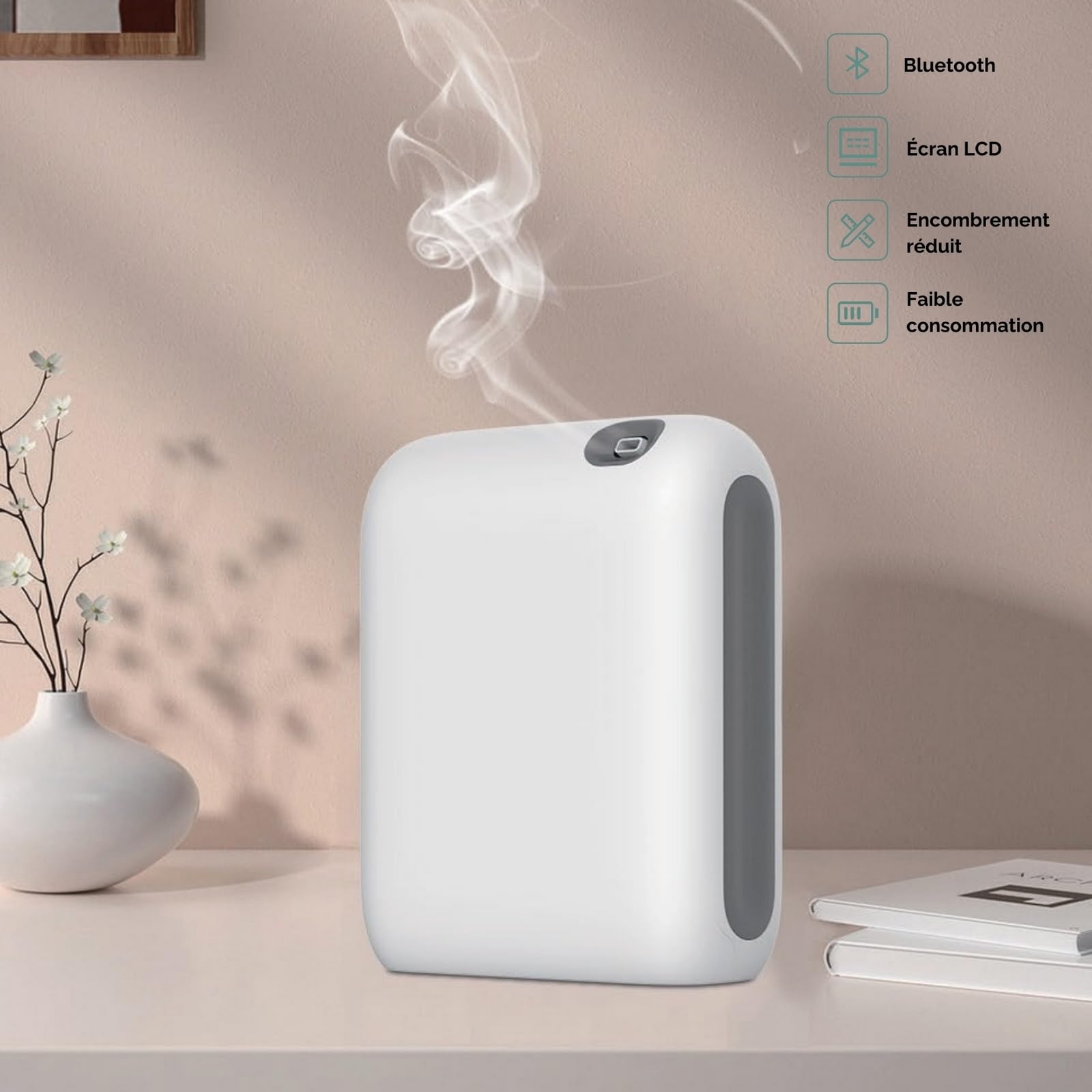 Diffuseur Pro Grande Surface Marketing Olfactif DP100 - Compact et Portable, Contrôle Bluetooth pour Espaces Commerciaux - 250m³ - Zen'Arôme