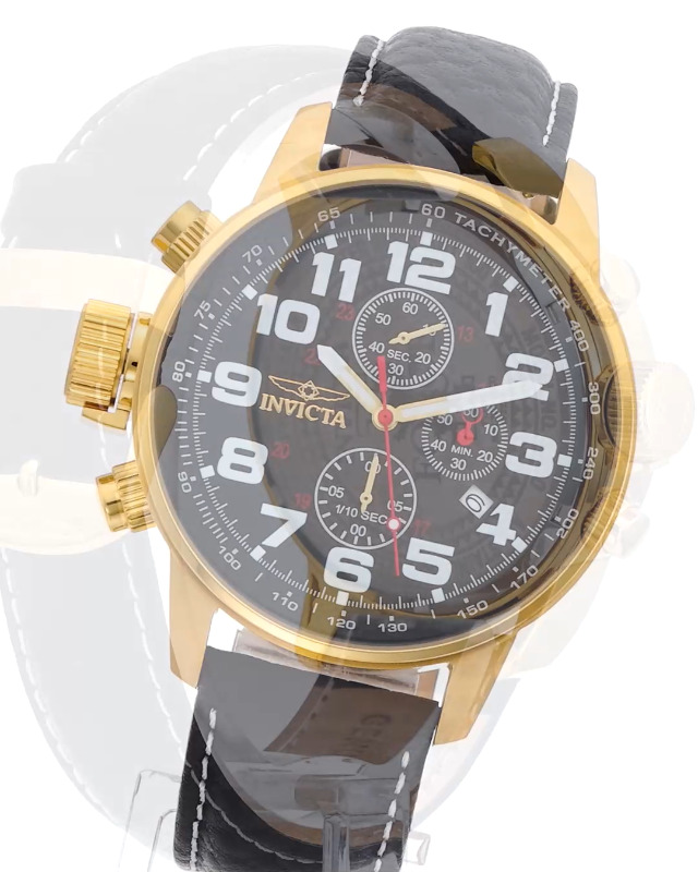 Amazon.co.jp: [インビクタ]Invicta フォースクロノグラフゴールドGP 