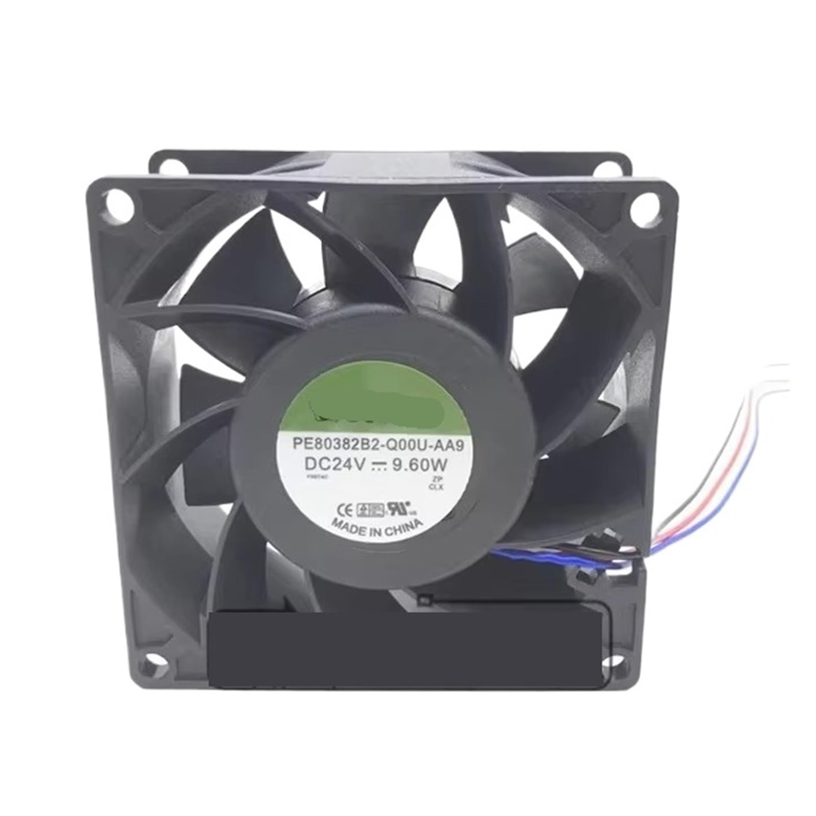 QNEZIQTMH PE80382B2-Q00U-AA9 24V 9.60W 8CM 80 * 80 * 38MM Cooling Fan(2wire A1)