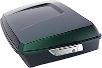 Vista 48 de Harley Tour Pack, equipaje desmontable Razor Tour Pack Maleta para Harley Touring Street Glide, Electra Glide, Road King, Road Glide Special Azul