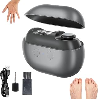Electric Nail Clipper, 2026 New 2 in 1 Automatic Nail Trimmer with Polishing, 2-Speed Adjustable, Multifunctional Nail Trimmer for Seniors, Kids, Adults(Gray)