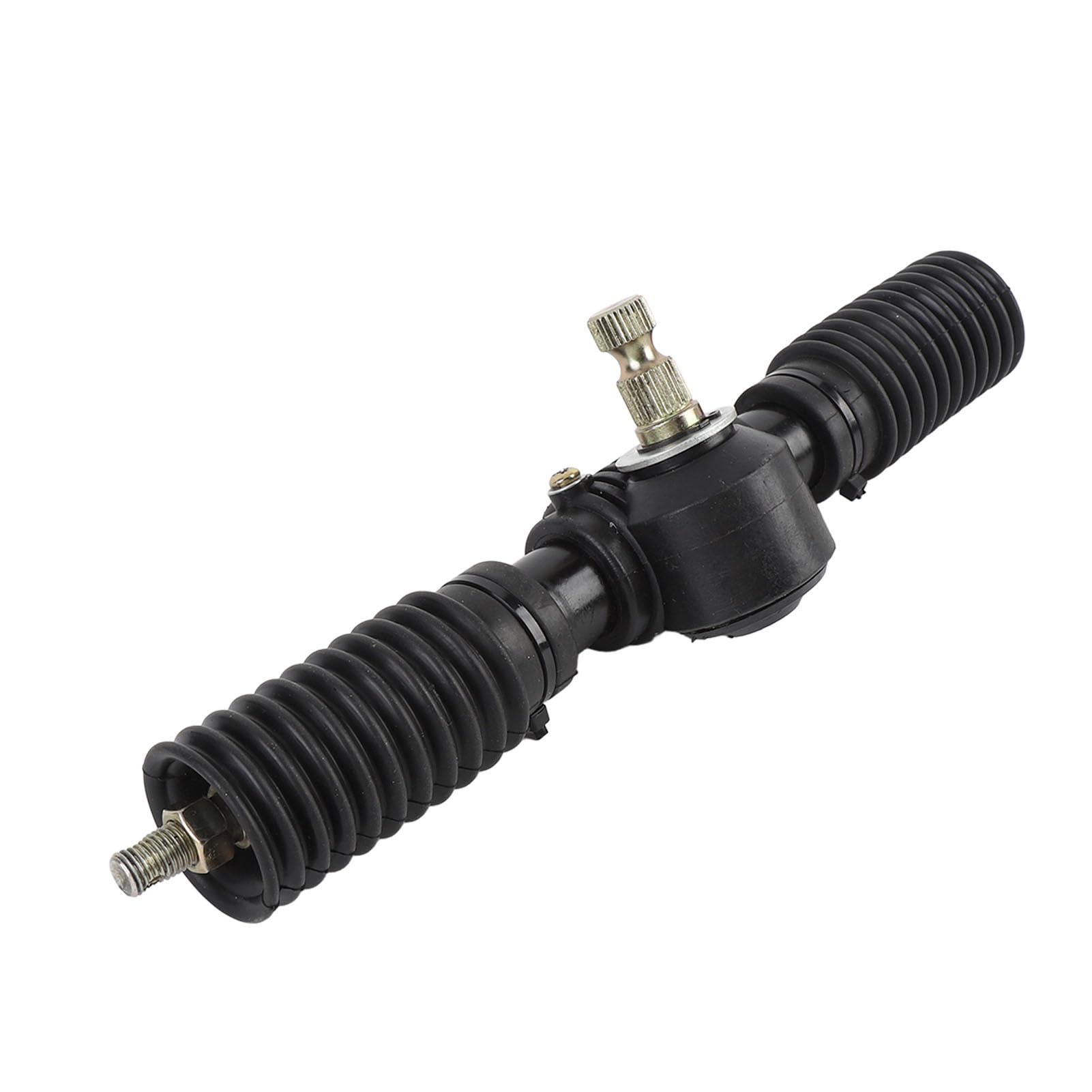 Power Steering Rack, Power Steering Gear Rack Pinion Assembly 30T 295mm Long with Rubber Bushing for Go Kart ATV UTV Quad