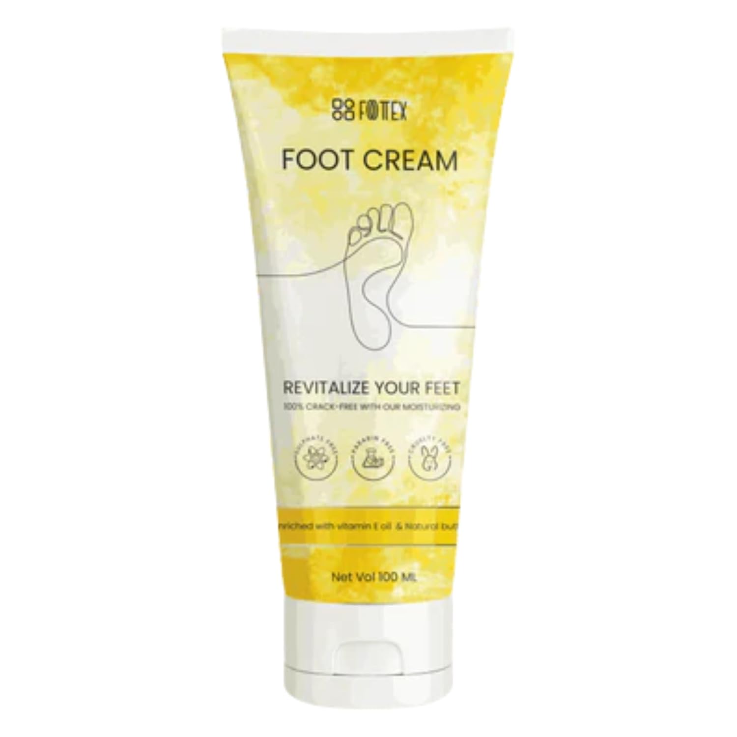 Foot Cream for Cracked Heels & Dry Skin | Deep Moisturizing Heel Repair Cream | Enriched with Nourishing Ingredients | For Men & Women