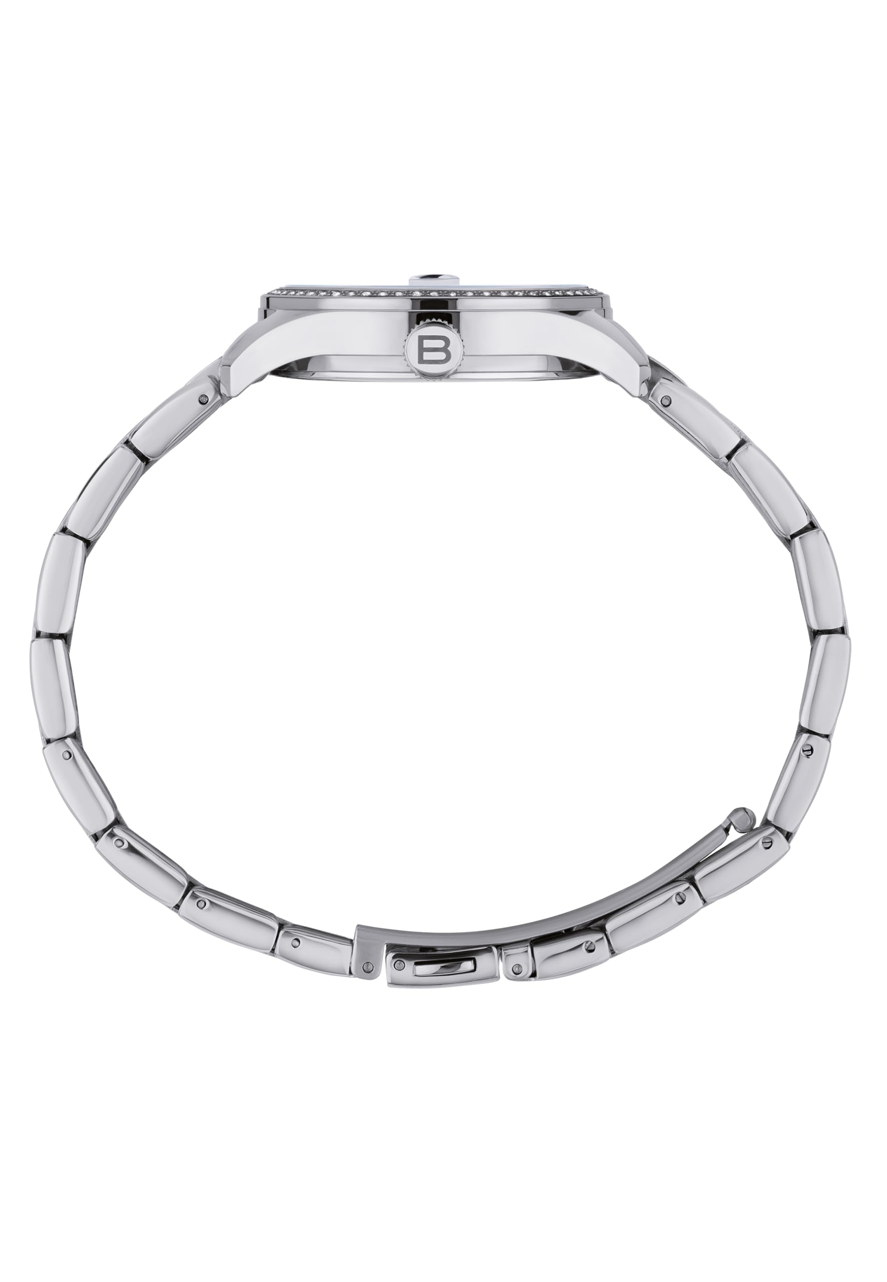 Breil, Collezione Classic Elegance, Orologio Donna con Bracciale in Acciaio e Lunetta con Cristalli, Resistente All'Acqua, Movimento al Quarzo Miyota 2115, Cassa 32 mm, Chiusura con Pulsanti