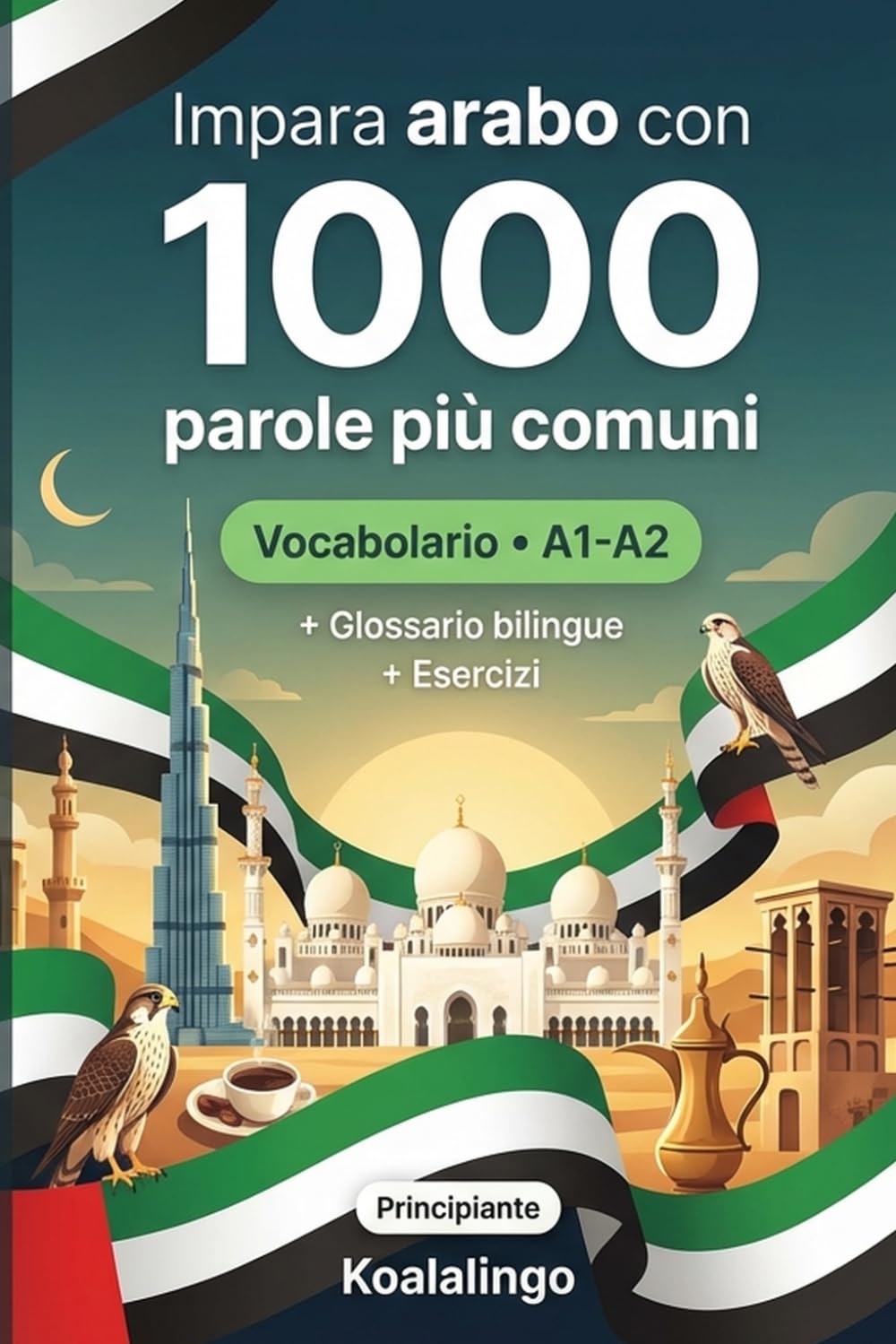 1000 Parole Più Comuni in Arabo per Principiante: Esercizi, esempi pratici e glossario completo – Livello A1-A2