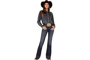 Womens Retro High Rise Trouser Green Jean Bailey