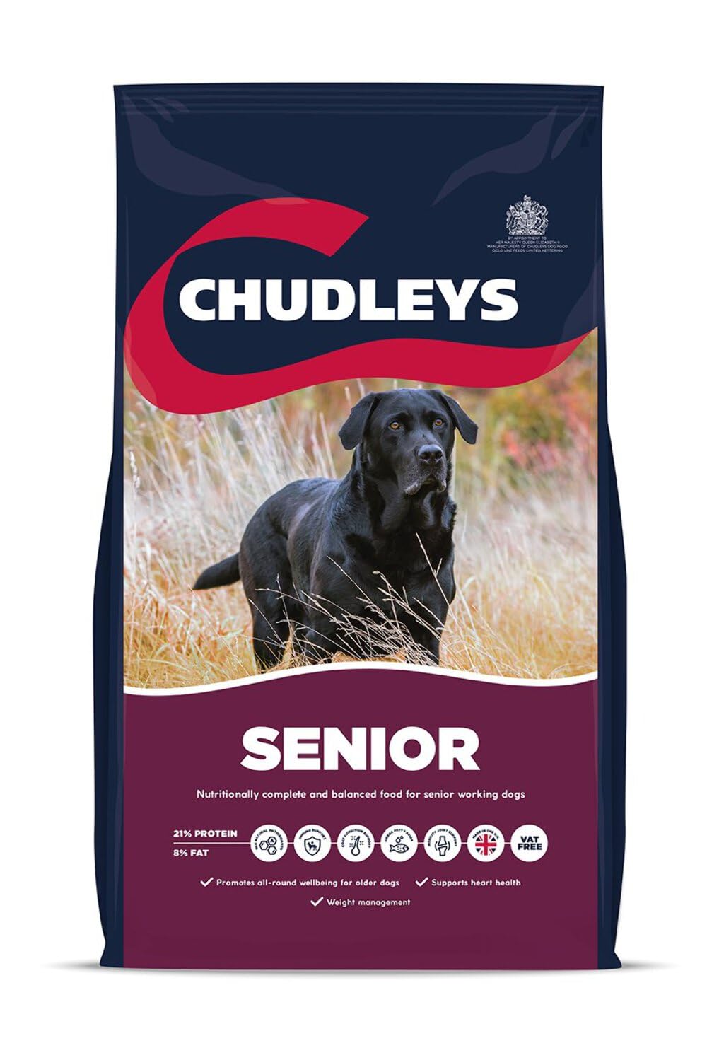 Chudleys Senior Complete Dry Dog Food with Chicken, Oats, Rice & Vegetables, 14 kg